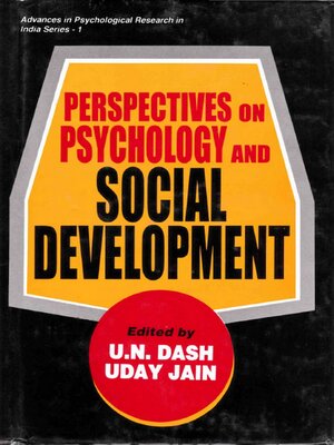cover image of Perspectives on Psychology and Social Development (Proceedings of the VII & VIII Congress of the National Academy of Psychology, India)